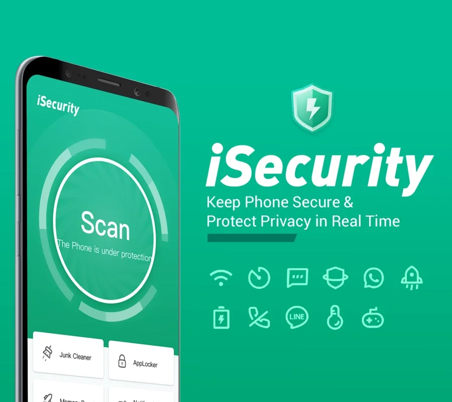 Antivirus, Virus Cleaner, Remove Virus - iSecurity for Android: Comprehensive Smartphone Protection