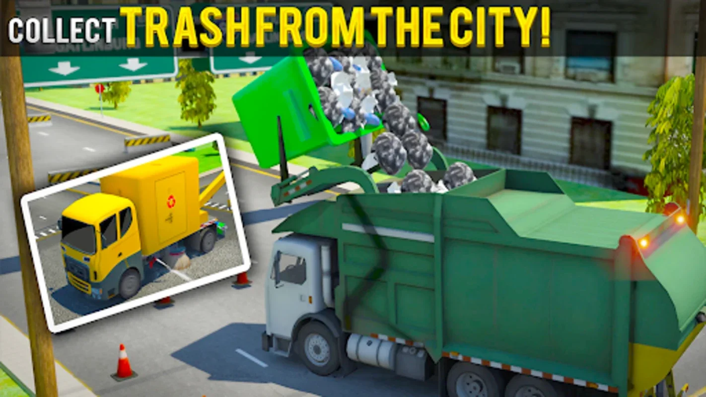 Garbage Truck Simulator 2016 for Android: Realistic Cleanup