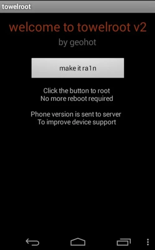 Towelroot for Android - One - Tap Rooting Solution