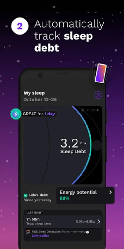 RISE: Sleep Tracker for Android - Improve Sleep with Circadian Rhythm