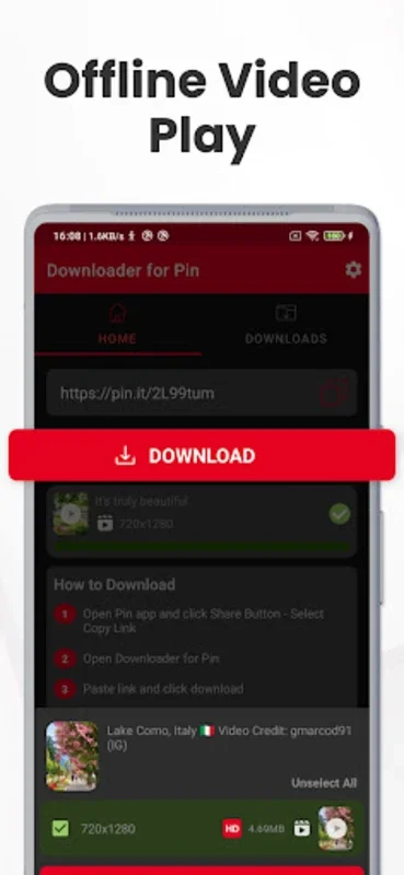 Pin Downloader for Android - Download the APK from AppHuts