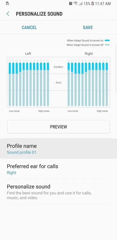 Samsung Adapt Sound for Android - Customize Your Device's Sound