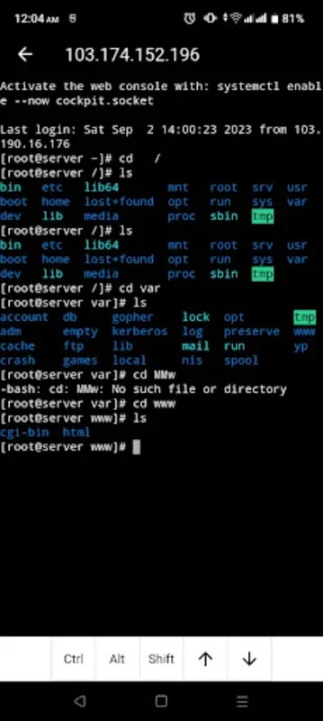 SSH Terminal for Android - Secure Remote Server Management