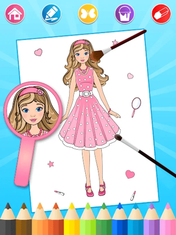 Princess Coloring Pages for Ki for Android - Unleash Creativity