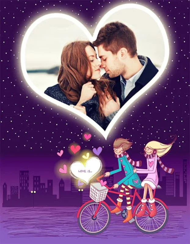 Love Photo Frames for Android - Create Romantic Frames Easily