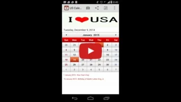 US Calendar for Android: Customizable and User - Friendly