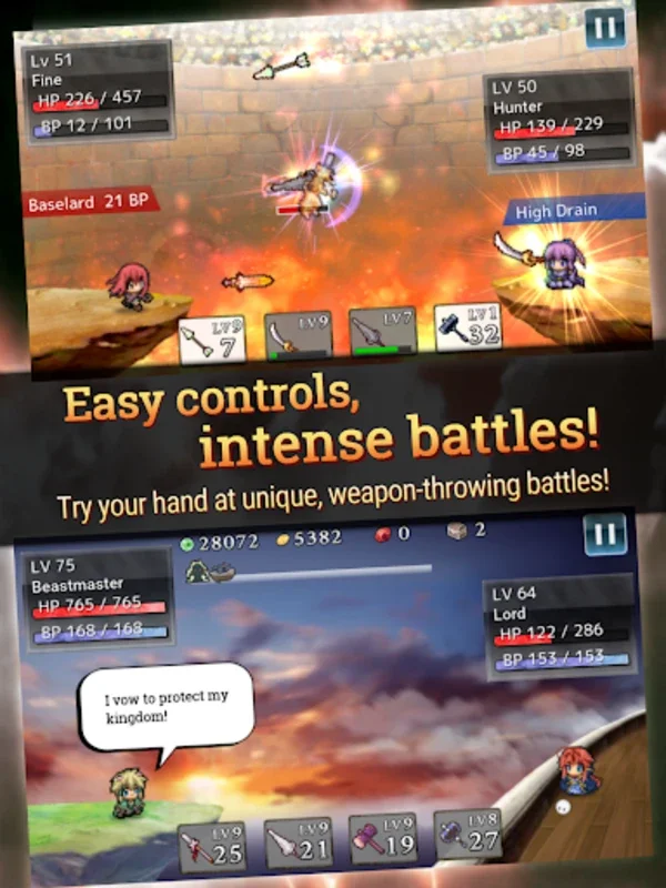 Weapon Throwing RPG 2 for Android - Engaging RPG Battles