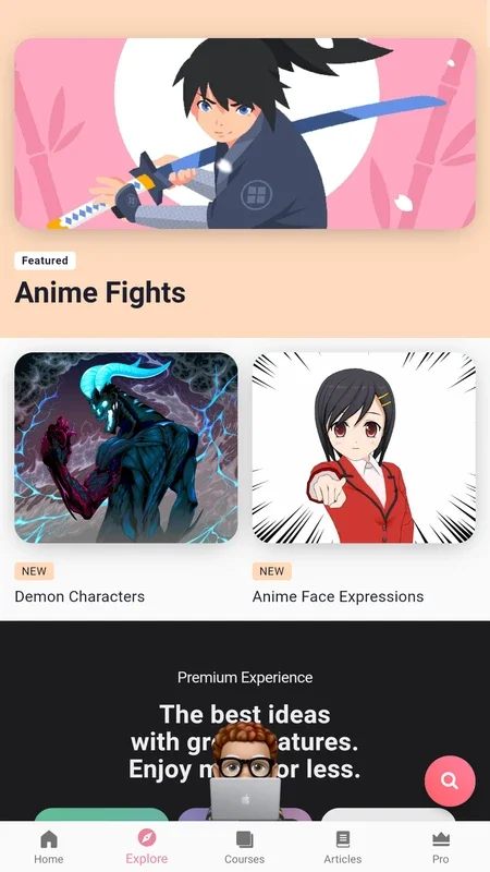 Learn to draw anime on Android - Get the APK from AppHuts