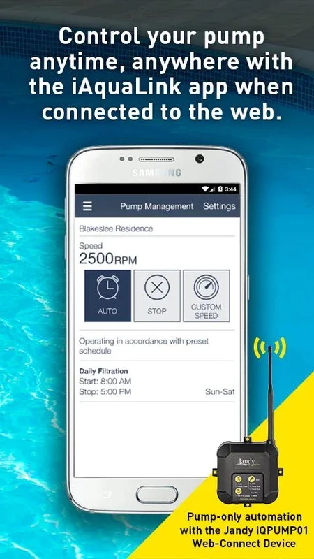 iAquaLink for Android: Complete Pool Control