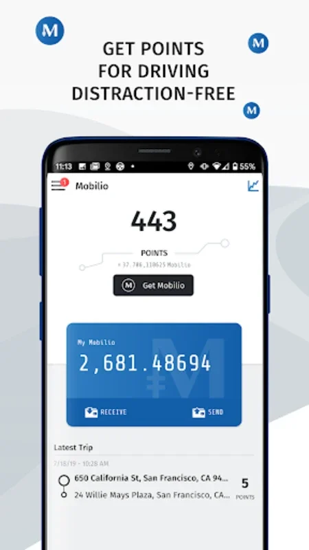 Mobilio for Android: Earn Crypto While Driving Safely