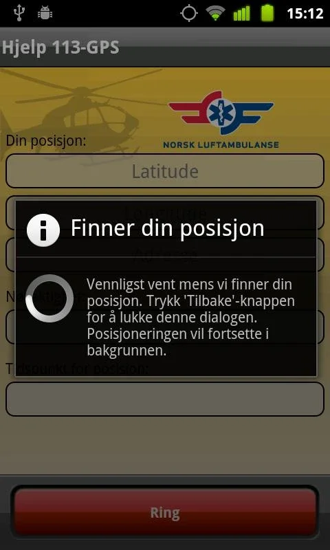 Hjelp 113-GPS for Android - No Downloading Needed