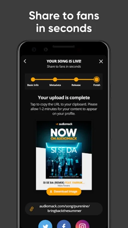 Audiomack Creator-Upload Music for Android - No Downloading Needed