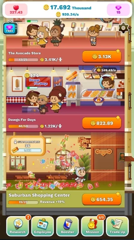 Tap Tap Plaza for Android: Build a Profitable Mall