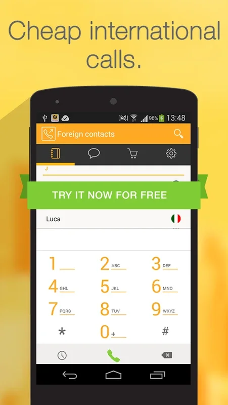 toolani for Android - Affordable Global Calls