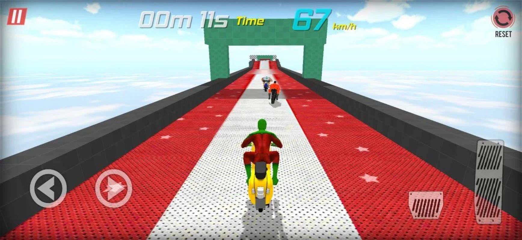 Super Hero Bike Mega Ramp for Android - No Downloading Needed