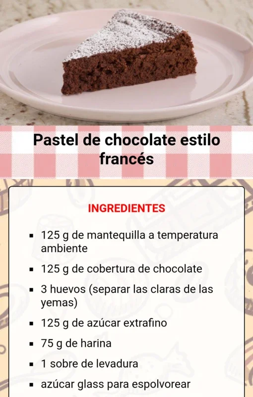 Postres de chocolate for Android: Delicious Desserts