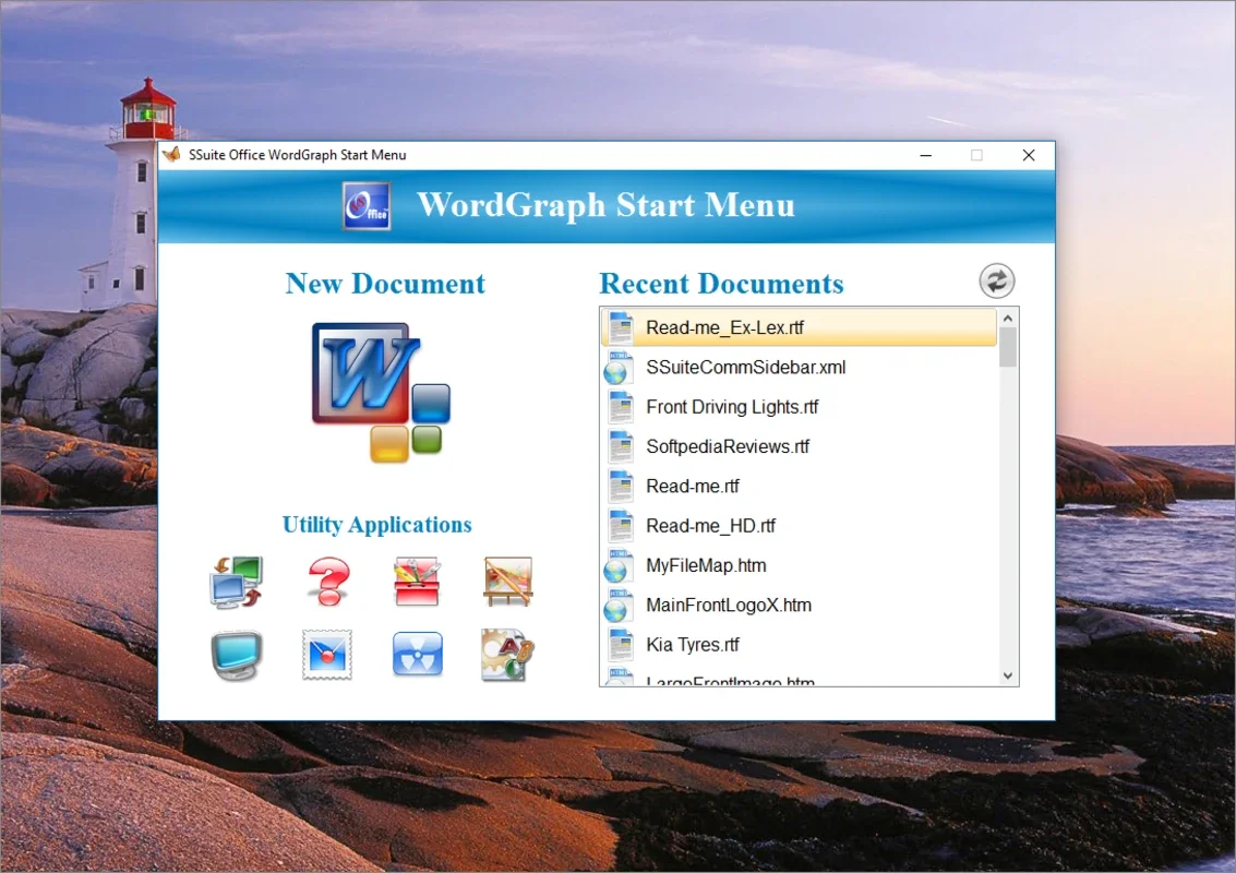 SSuite WordGraph Portable for Windows - A Free Word Processing Solution