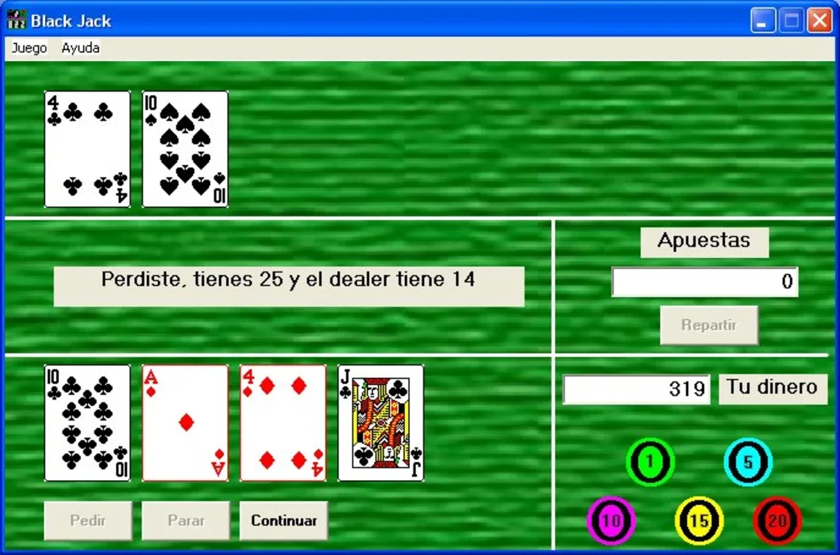 Black Jack for Windows - Thrilling Card Game