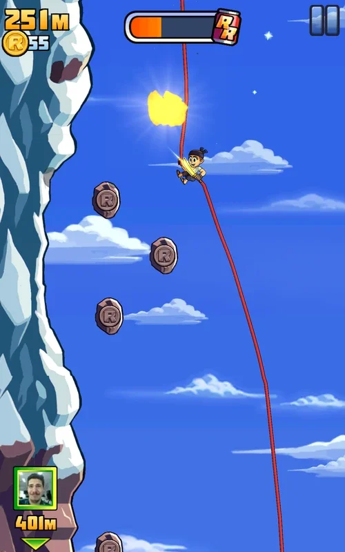 Radical Rappelling for Android - An Endless Adventure