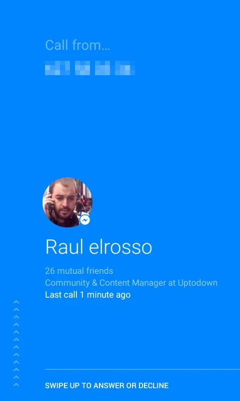 Hello FB for Android - Get Caller Info with Facebook