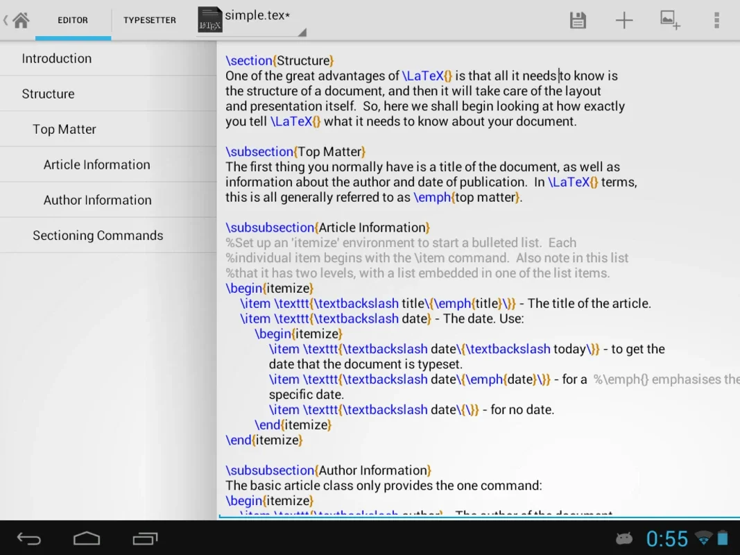 LaTeX Editor for Android: Enhance Document Creation