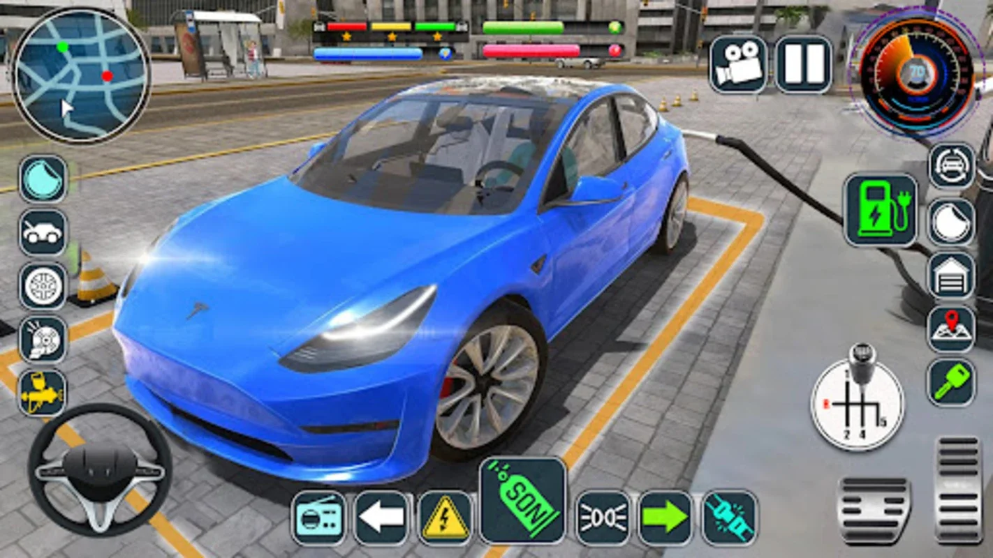 Electric Car Game Simulator for Android - Realistic Electric Vehicle Simulation