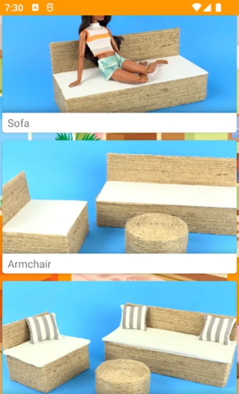 How to make doll furniture for Android - DIY Doll Furniture with Everyday Materials