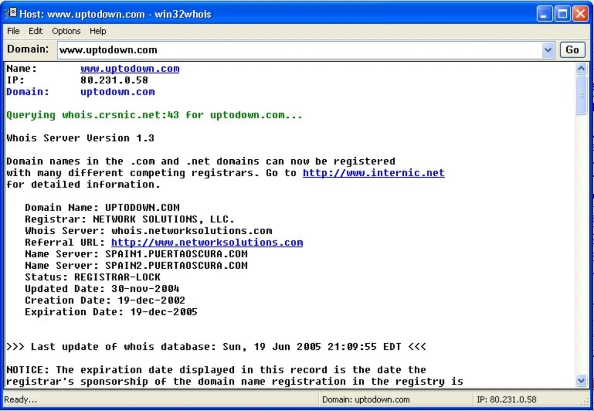 Win32Whois for Windows - A Powerful Domain Lookup Tool