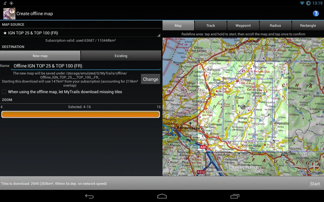 MyTrails for Android - Navigate the Outdoors