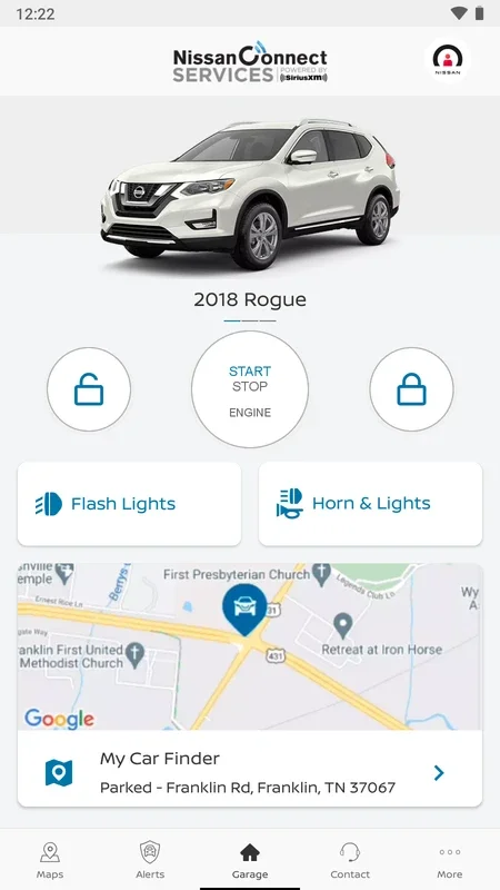 NissanConnect Services for Android - Enhanced Vehicle Control