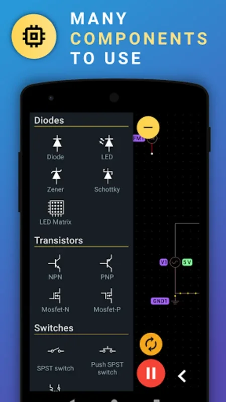 P R O T O for Android: Powerful Circuit Simulator