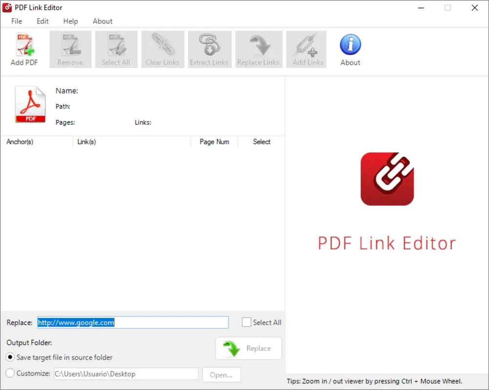 PDF Link Editor: Efficient Link Management for Windows