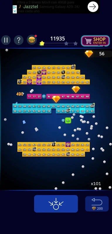 Bricks VS Balls for Android - Score High by Breaking Bricks