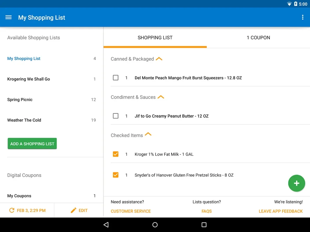 Kroger for Android - Shop and Manage Supermarkets