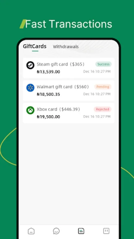 CardHorse for Android - Safely Sell Gift Cards in Nigeria