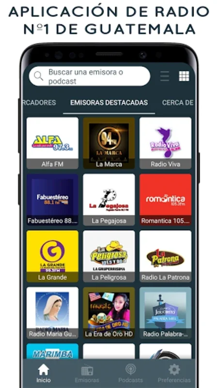 Radio Guatemala FM y Online for Android - Stream 500+ Stations