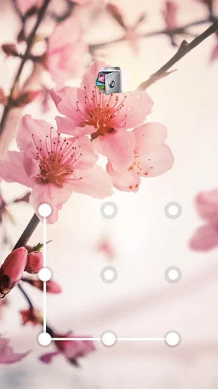 AppLock Theme Peach Blossoms for Android - Secure with Style