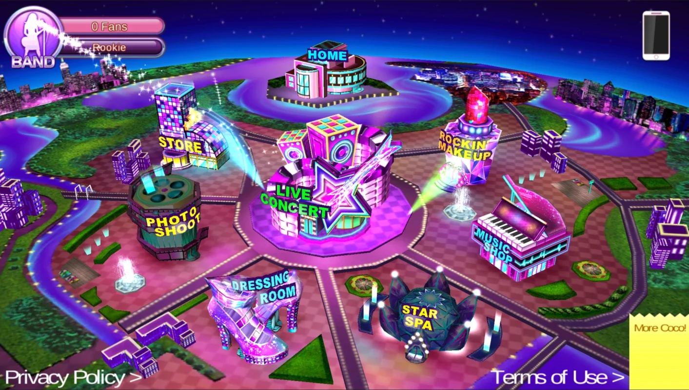 Music Idol - Coco Rock Star: Android's Fun Star-Making Game