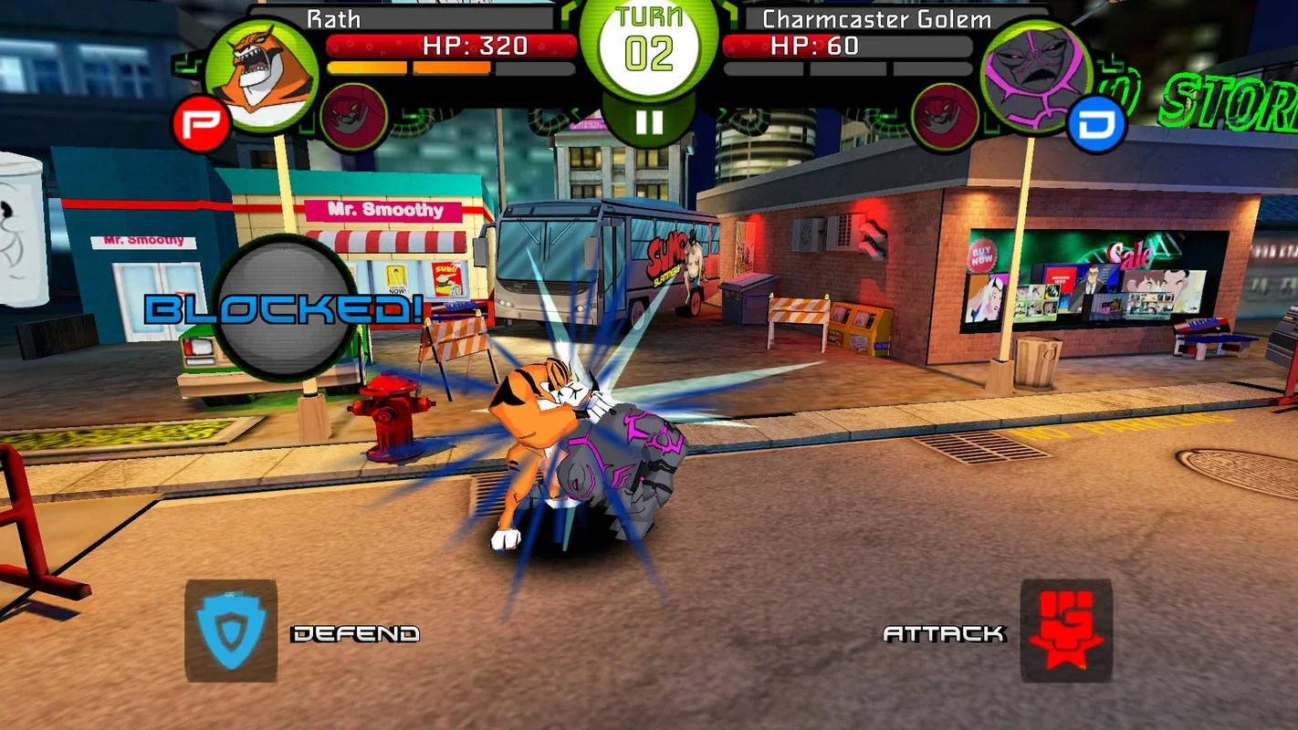 Ben 10 Xenodrome Plus for Android - Engaging Turn-Based Battles