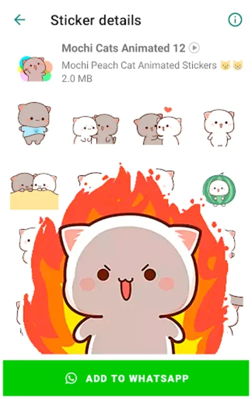 Mochi Cat Animated Stickers for Android - Spice Up WhatsApp