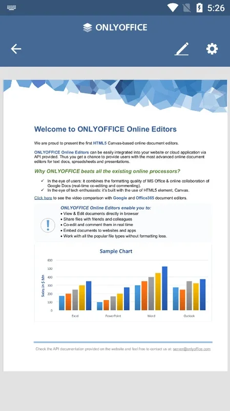 ONLYOFFICE for Android - Create and Edit Docs Easily