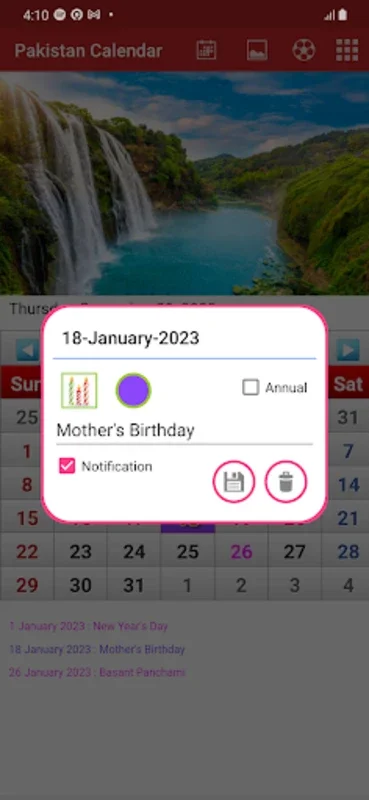 Pakistan Calendar 2023 for Android: Customize & Track