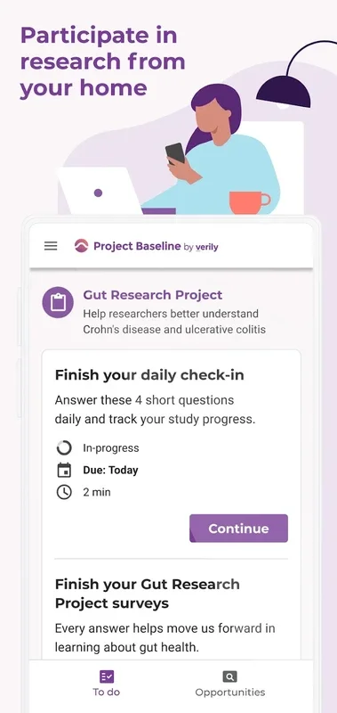 Baseline for Android - Empowering Home - Based Research