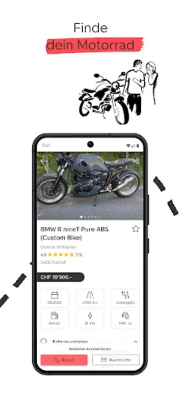 MotoScout24 for Android - Comprehensive Motorcycle Platform