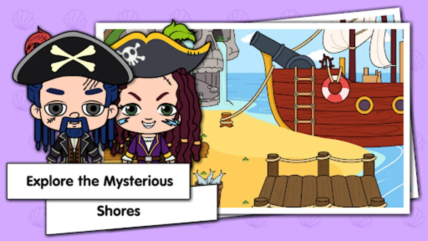 My Pirate Town: Treasure Games for Android - Interactive Adventure