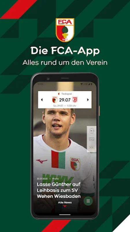 FC Augsburg 1907 for Android - The Ultimate Fan App