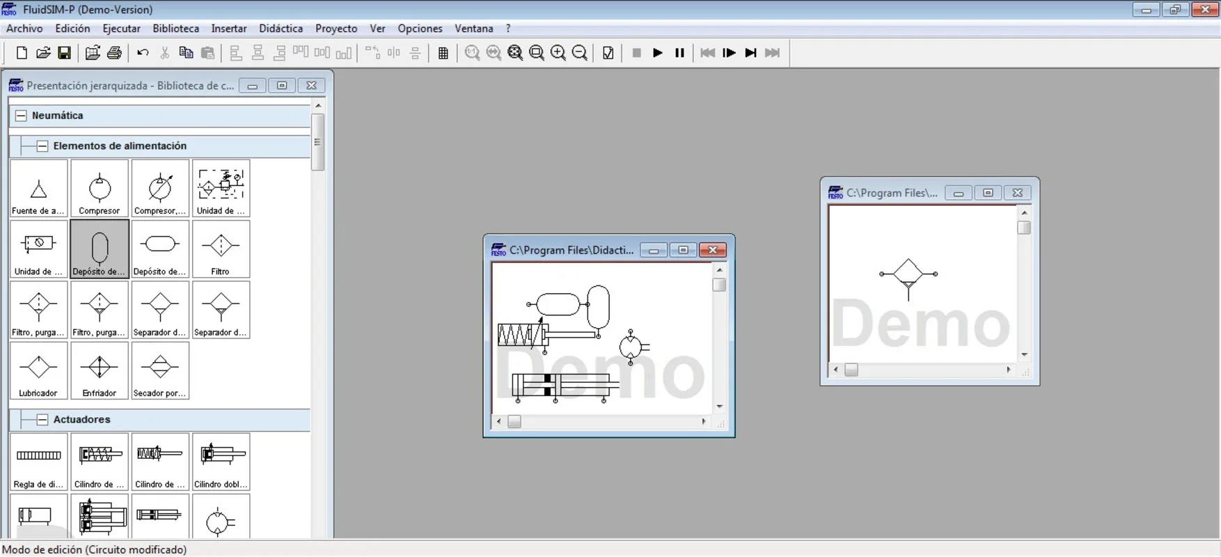 FluidSIM for Windows - Comprehensive Circuit Simulation