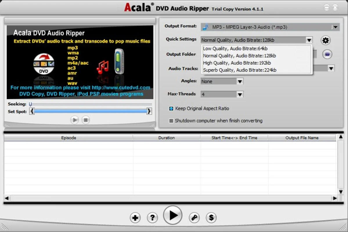 Acala DVD Audio Ripper: Fast & Easy DVD Audio Extraction for Windows