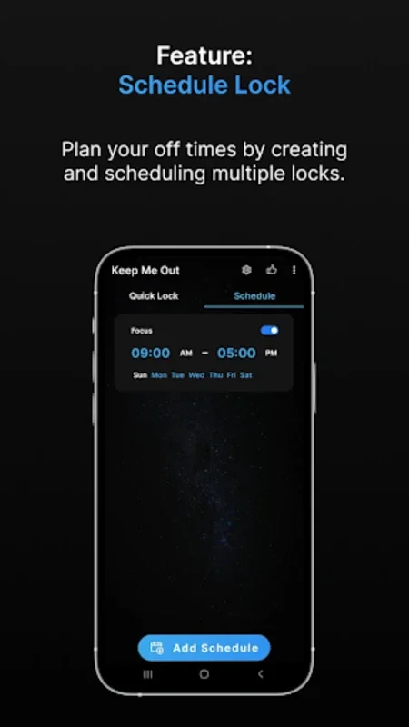 Keep Me Out - Phone lock for Android - Boost Productivity