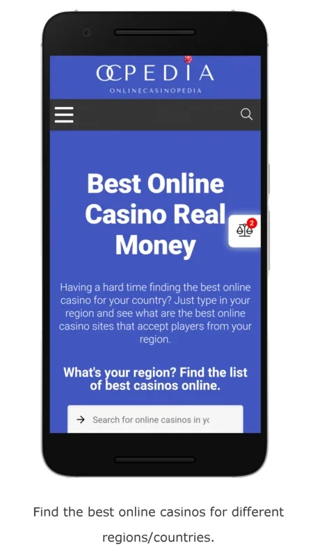 OCPEDIA - Best Online Casino Real Money Finder for Android